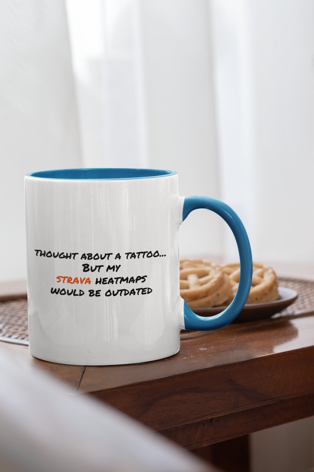 Strava Heatmap Mug: Runner Cyclist Gift - Etsy