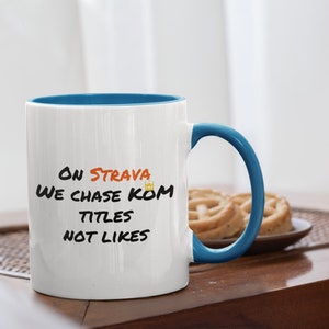 Strava Becher, Strava-Kaffeebecher, Läuferbecher Geschenk, Radfahrer Geschenk Geschenk, Strava-Laufgeschenk, Fahrradbecher, Radsportgeschenke, Strava-Geschenk
