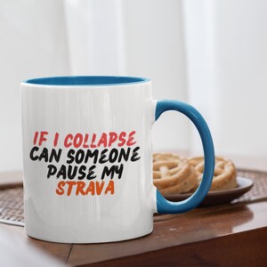Strava Becher, Strava-Kaffeebecher, Läuferbecher Geschenk, Radfahrer Geschenk Geschenk, Strava-Laufgeschenk, Fahrradbecher, Radsportgeschenke, Strava-Geschenk