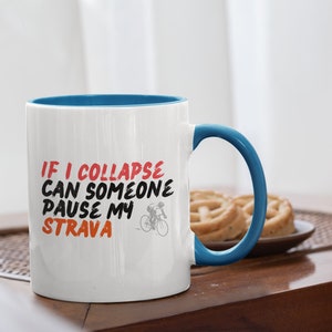 Strava Becher, Strava-Kaffeebecher, Läuferbecher Geschenk, Radfahrer Geschenk Geschenk, Strava-Laufgeschenk, Fahrradbecher, Radsportgeschenke, Strava-Geschenk