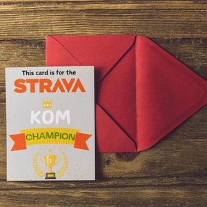 Pacote com 10 cartões comemorativos Strava, presente para ciclista, presente Strava, cartão de aniversário Strava, cartão Strava (EUA e Canadá)