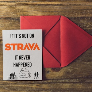 Paquete de 10 tarjetas de felicitación de Strava para corredores, regalo de felicitación para corredores, regalo para ciclistas, tarjeta de Strava, regalo de Strava (EE. UU. y Canadá)