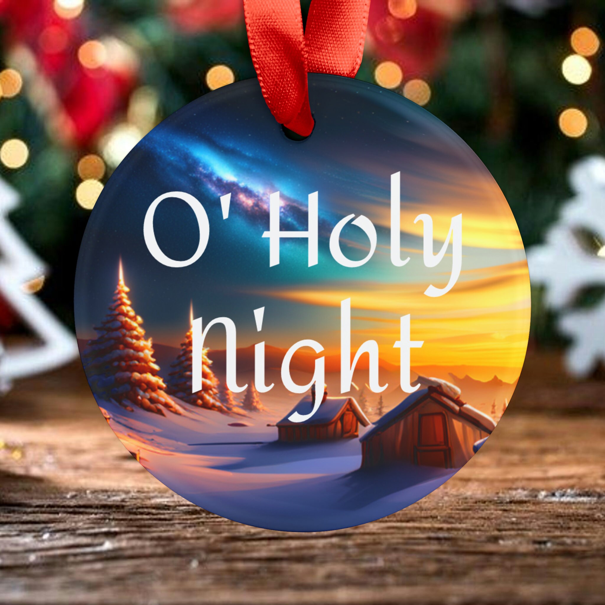 O Holy Night Christmas Ecard (Hymn)