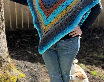 Boho Shells and More Poncho