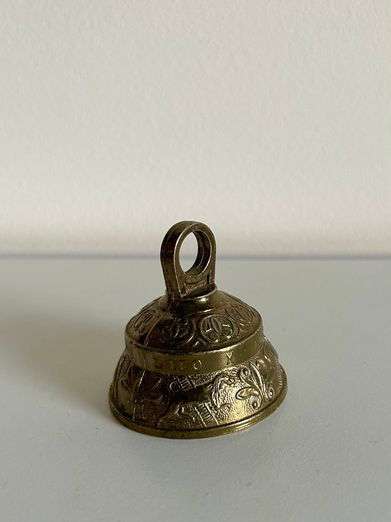 Vintage Brass Sanctus Bell Catholic Alter Bell Latin Etsy
