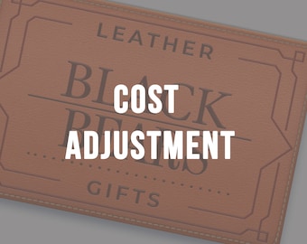 Cost Adjustment