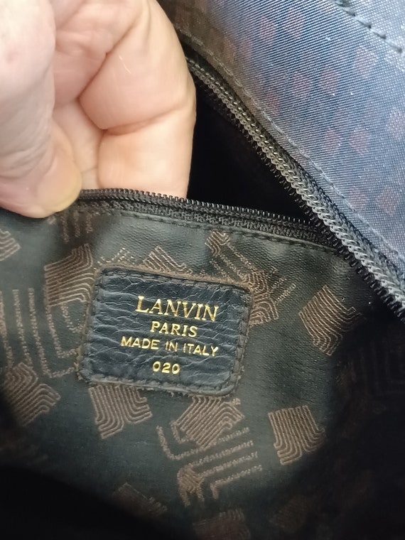 Authentic Vintage Lanvin Womens Shoulder Bag - image 8