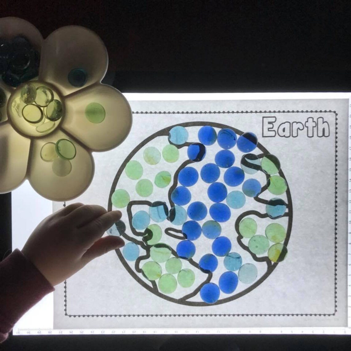 Earth Day Playdough and Loose Parts Mats Etsy