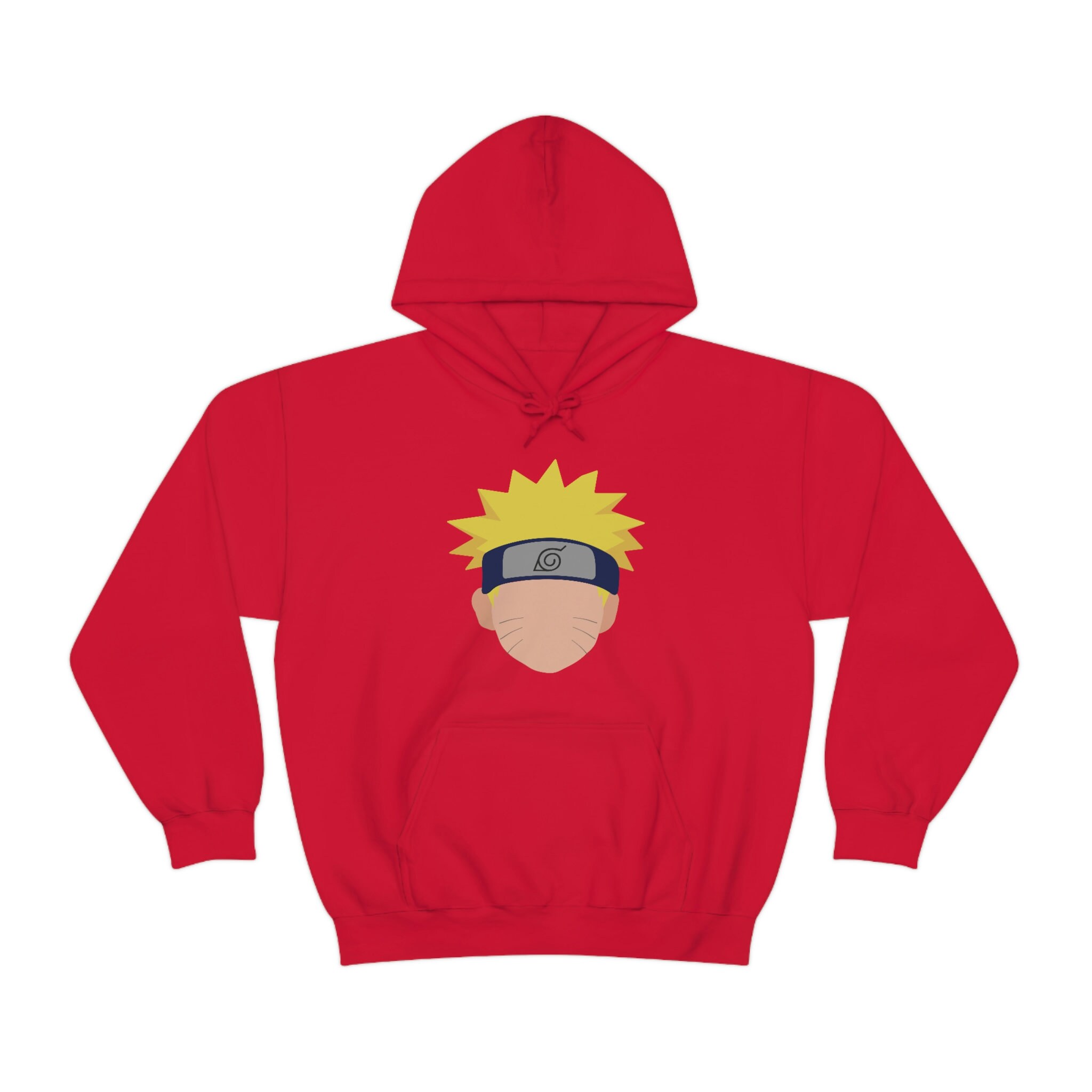 Naruto Uzumaki Konoha Headband Hooded Sweatshirt Hoodie - Etsy