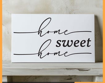 Home Sweet Home SVG: Printable Wall Art (Digital Files)