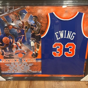 Patrick Ewing HOF Autographed Mitchell & Ness Basketball Jersey Knicks  Beckett