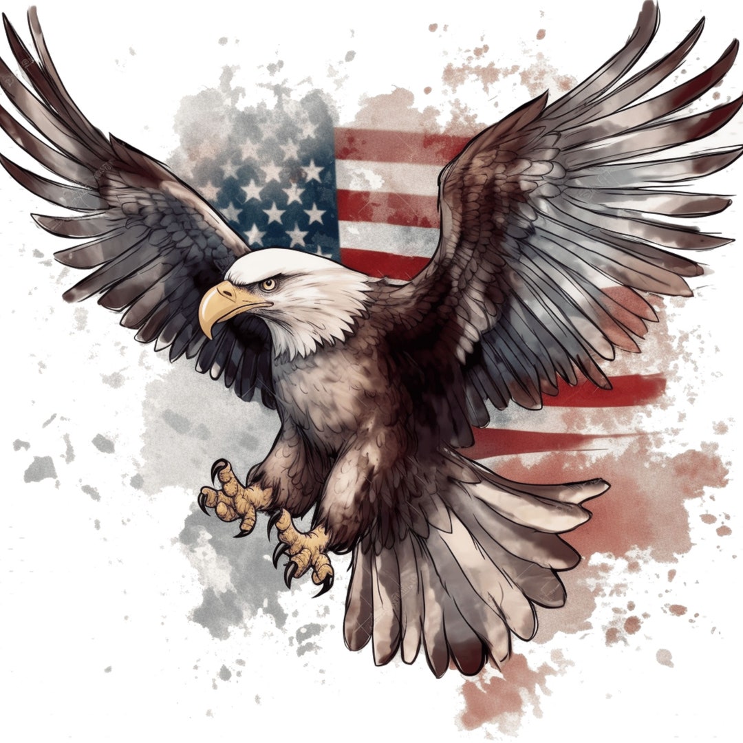 Patriotic Soaring Bald Eagle Png Soaring Eagle Png Patriotic Decor Bald