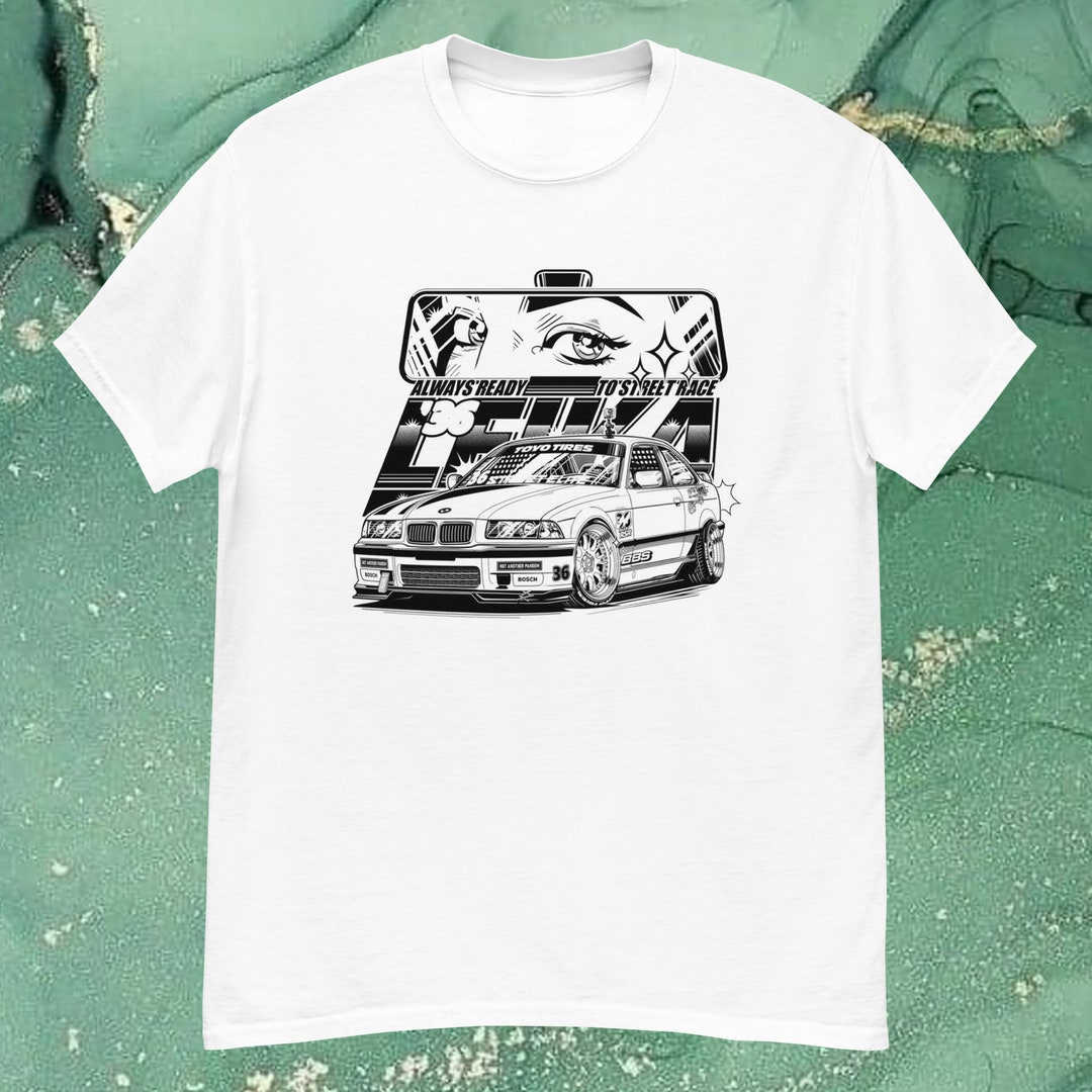 BMW E36 T-shirt Sports Car Drift Shirt E36 3 Series Shirt - Etsy