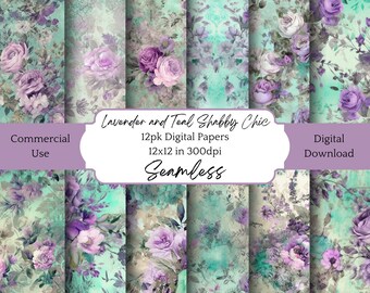 Black Gold Shabby Chic Floral Instant Digital Download Tiled Seamless ...