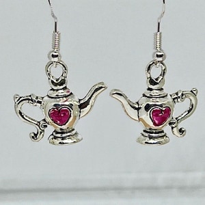 Teapot Earring/Fairy Tea Party/Miniature Teapot Earrings