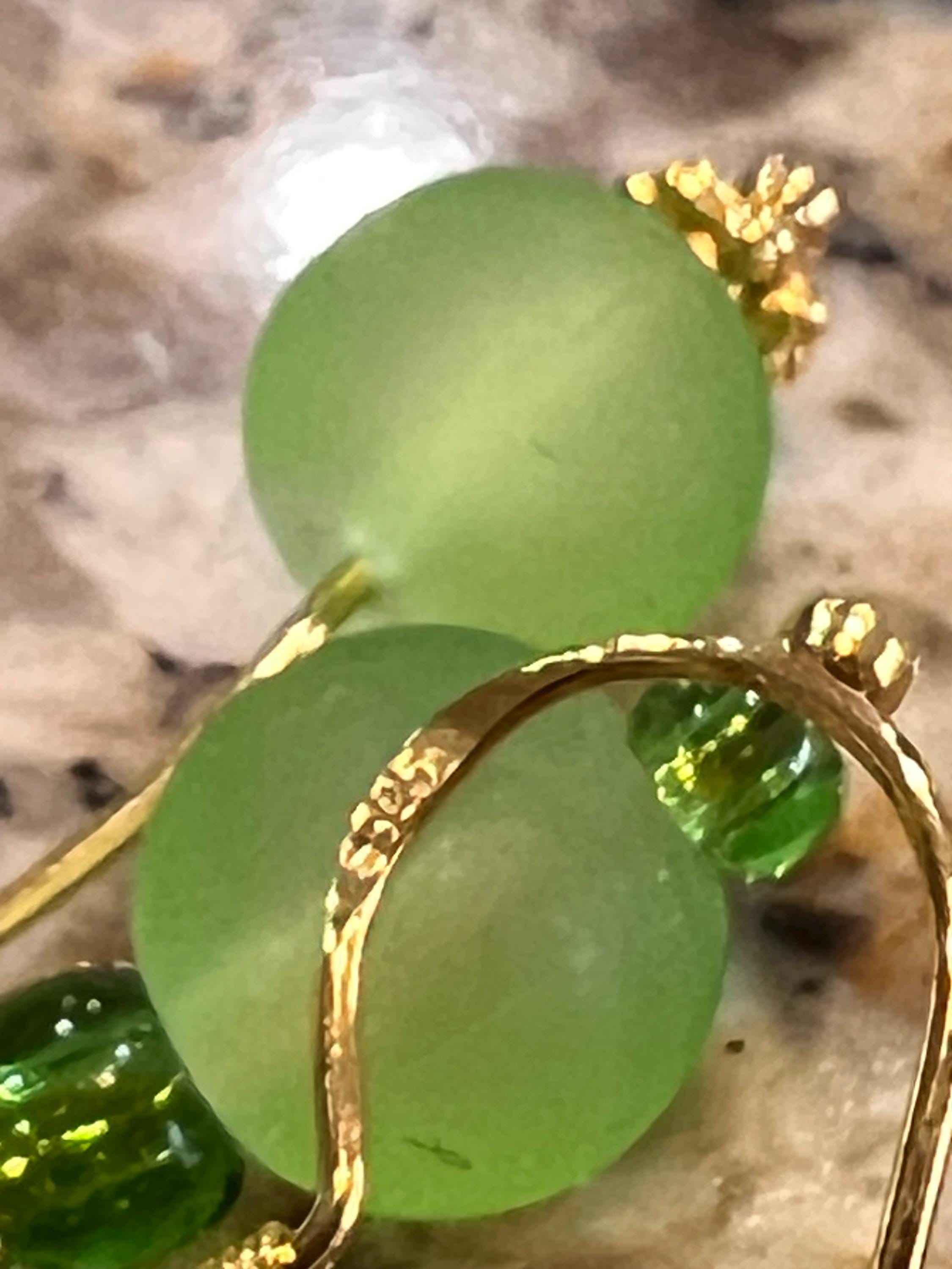 Stainless Steel Green Awareness Ribbon Earrings - Gallbladder Cancer & Mental Health Support Jewelry