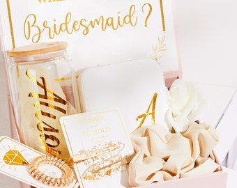 Customized bridesmaid proposal box, wedding gift for proposals bridesmaids, gift box for sister