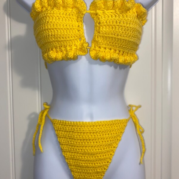 Bandeau Crochet Swimwear