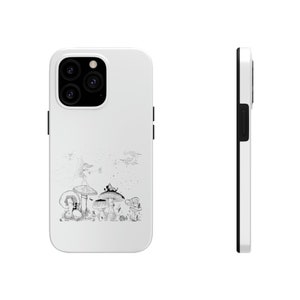 Hidden Fairies Mushrooms Lantern Fish Phone Case