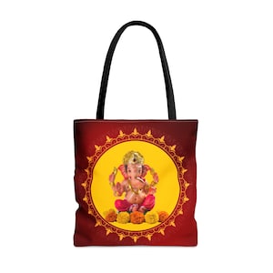 Tote Bag (All-Over-Print) - Ganesha - Festive Collection