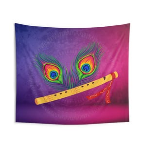 Indoor Wall Tapestries - Krishna Themed