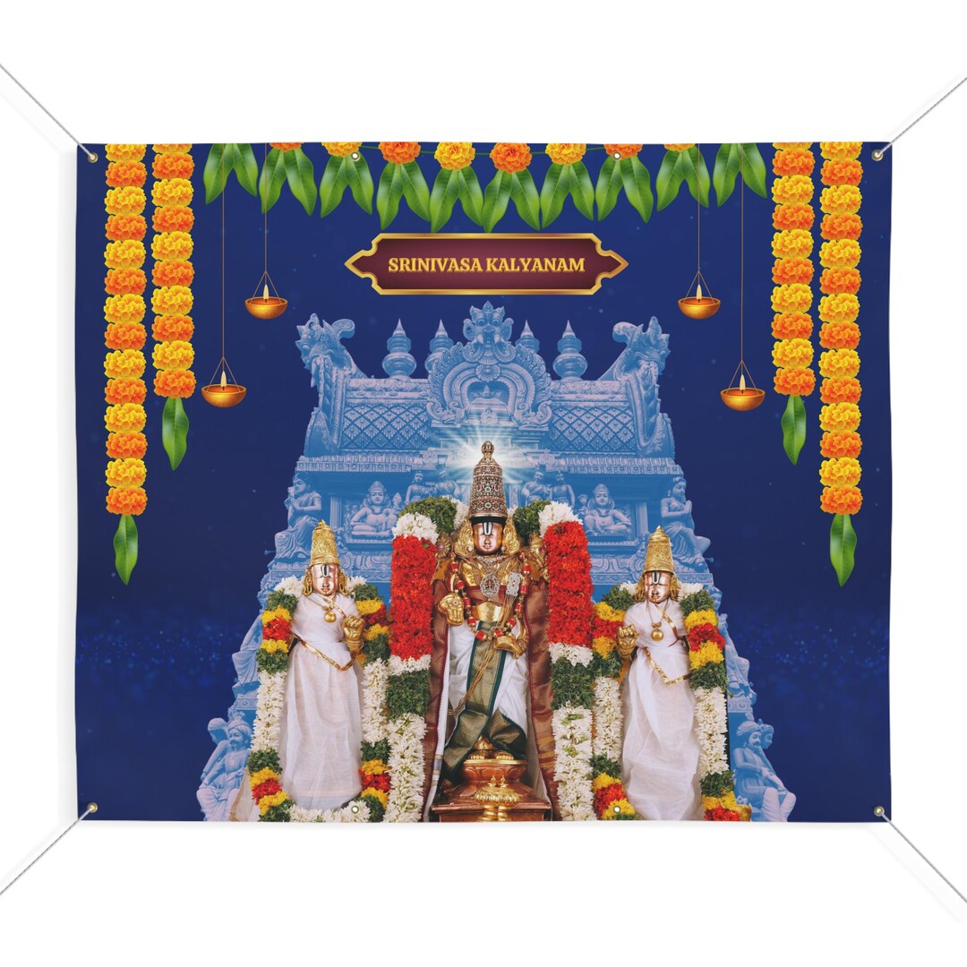 Srinivasa Kalyanam - Matte Banner - Vinyl - 6 Feet (L) X 5 Feet (H) - Etsy