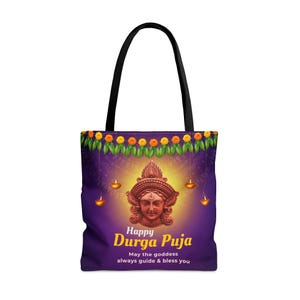 Tote Bag - Navaratri Collection - Happy Durga Puja - Festive Tote