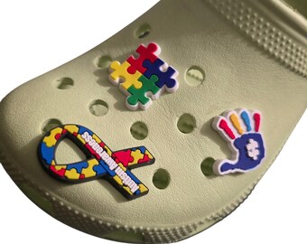 Autism Awareness clog shoe charms