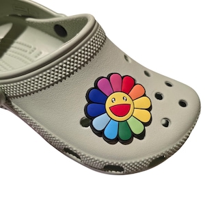 Croc charms | Rainbow flower | gift idea