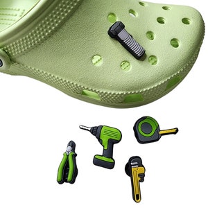 Charms for crocs tool theme | Gift ideas | unique set of 5 tools