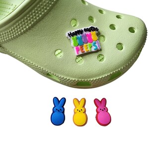 Easter theme Croc Charms | Fun holiday shoe accessories | Bunny