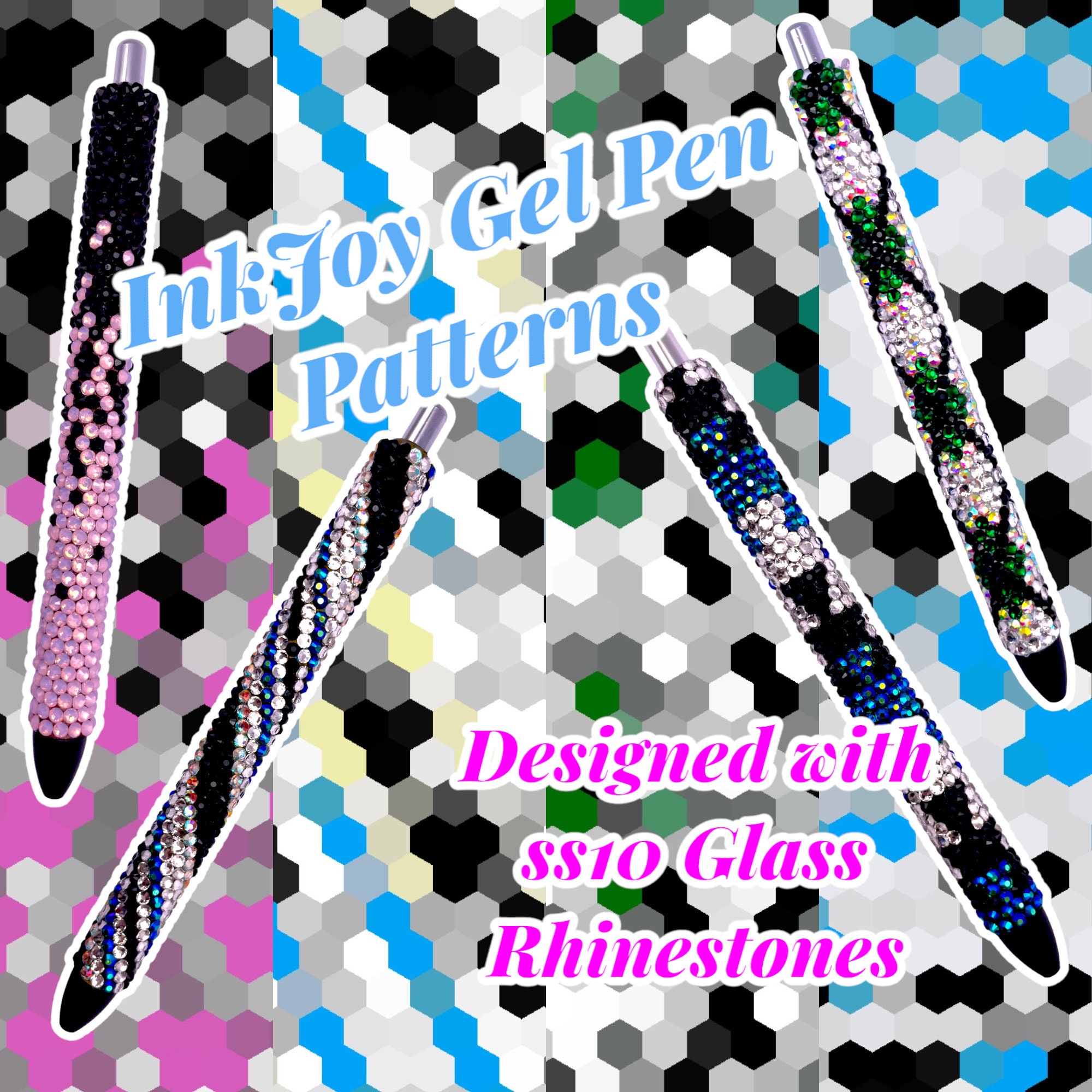 Template to make Bling Pens with Ink Joy Gel Pens - Bling Your