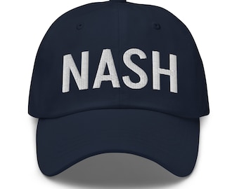 Nashville Hat, Multiple Colors, NASH, Nashville Cap, Baseball Hat, Nashville, Womens Hat, Mens Hat, Nashville Hat, Embroidered Hat, TN