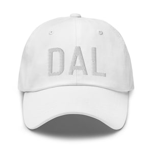 DAL Hat, Multiple Colors, Dallas Cap, Baseball Hat, Dallas, Women&#39;s Hat, Men&#39;s Hat, Unisex City Hat, DAL, Embroidered Hat, TX Hat