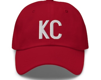 Gorra KC, varios colores, gorra de Kansas City, gorra de béisbol, Kansas City, gorra para mujer, gorra para hombre, gorra unisex de la ciudad, KC, gorra bordada, gorra de los Chiefs