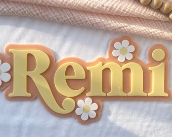 Daisy Name Sign - Personalised - Door Sign - Daisy Name Sign