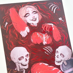 BG3 Orin the Red 11x14 inch Red Foil Print