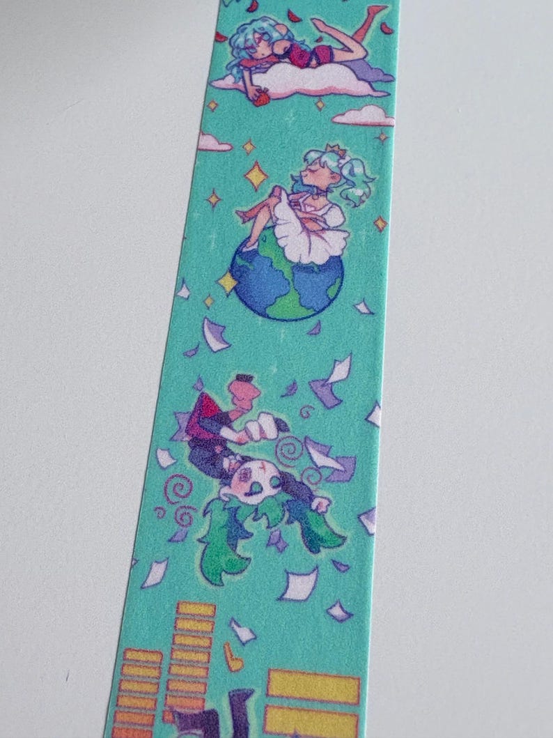 Hatsune Miku Sour Gummy Worm Washi Tape Stationary image 5
