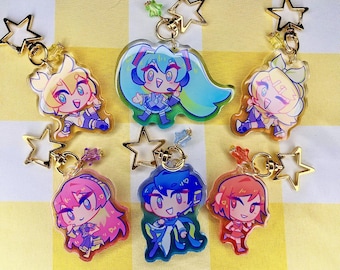 在庫あり ボーカロイド アクリルチャーム | 非公式ファングッズ | 初音