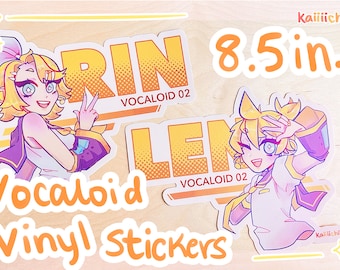 Vocaloid Rin Kagamine Len Kagamine Vinyl Sticker Car Decal