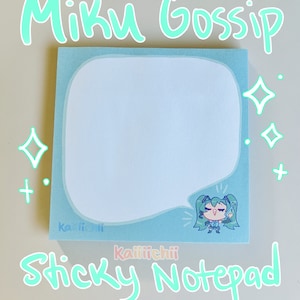 Hatsune Miku Vocaloid Sticky Notepad Stationary