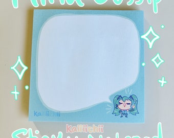 Hatsune Miku Vocaloid Sticky Notepad Stationary