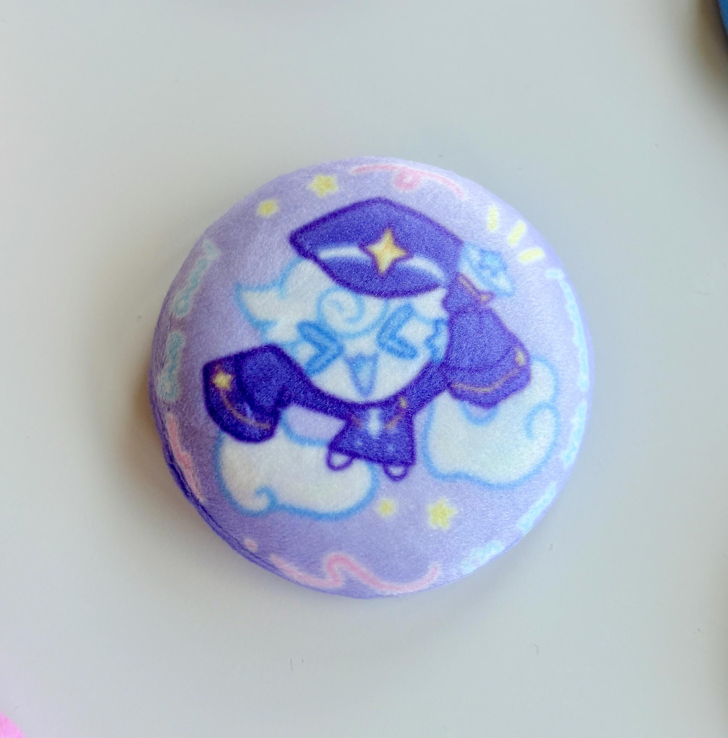 Cookie Run Kingdom Plush Buttons - Shadowmilk, Pure Vanilla, Parfait ...