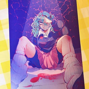 PREORDER Vocaloid Hatsune Miku 11x17 Rolling Girl Wowaka Print