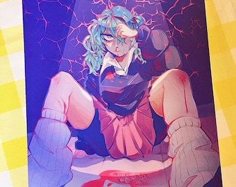 Vocaloid Hatsune Miku 11x17 Rolling Girl Wowaka Print