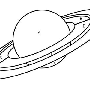 Saturn Stained Glass Pattern