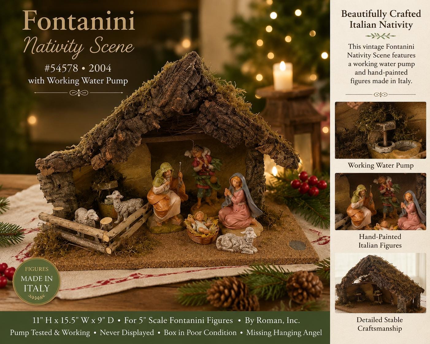 Fontanini Italian Nativity Set - Etsy