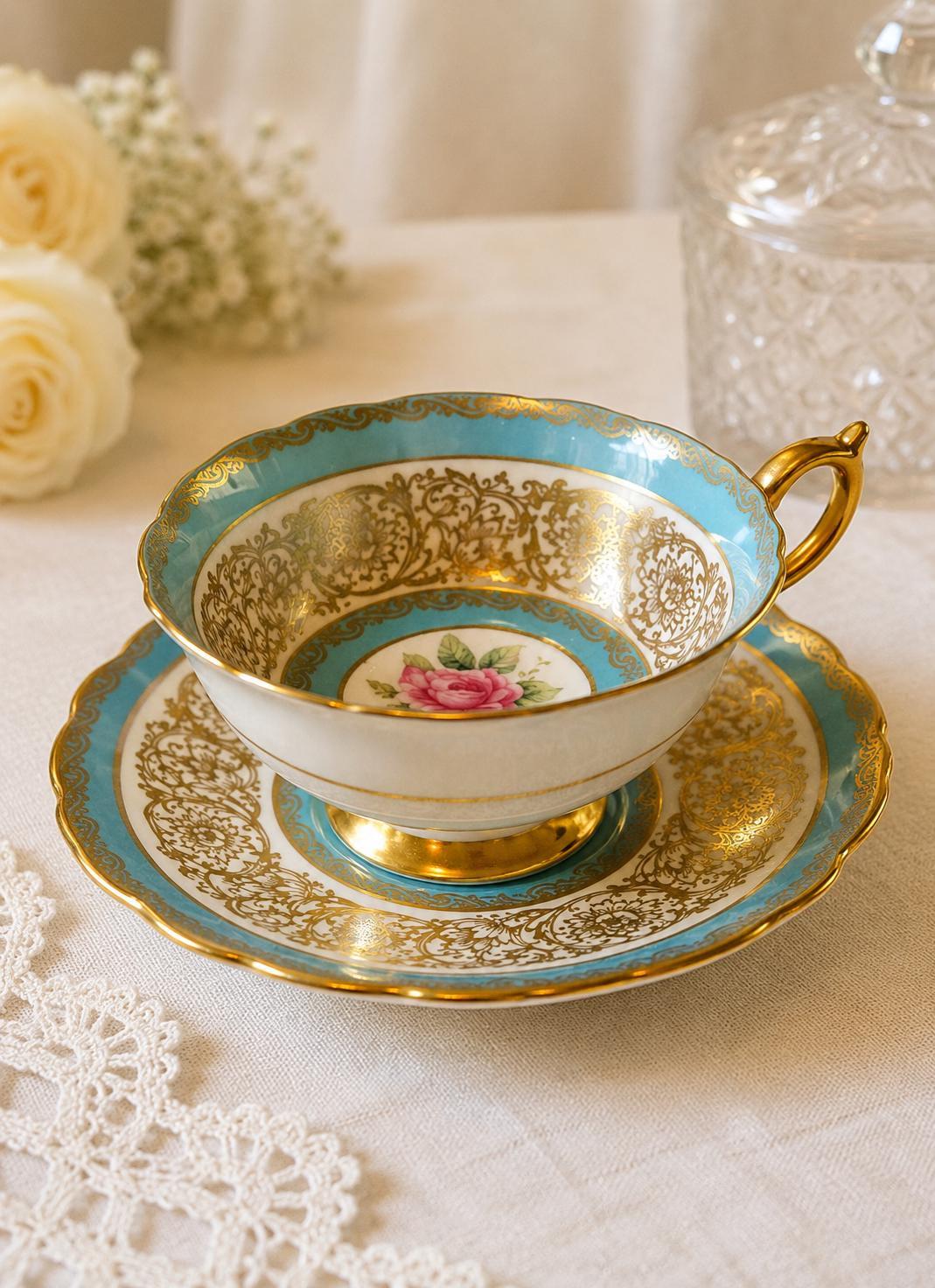Vintage Turquoise China - Etsy