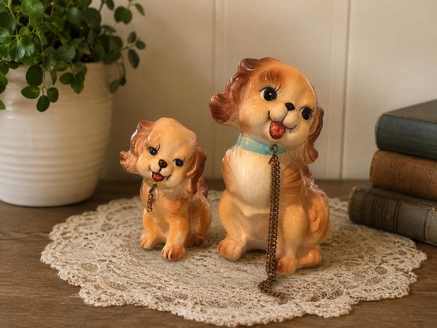 Vintage Japan Chain Family Figurines - Etsy