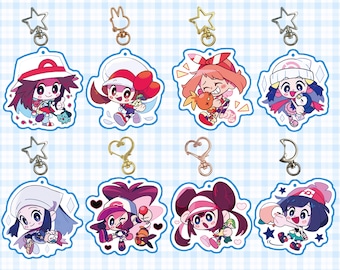 PMKM Playable girls acrylic epoxy charm